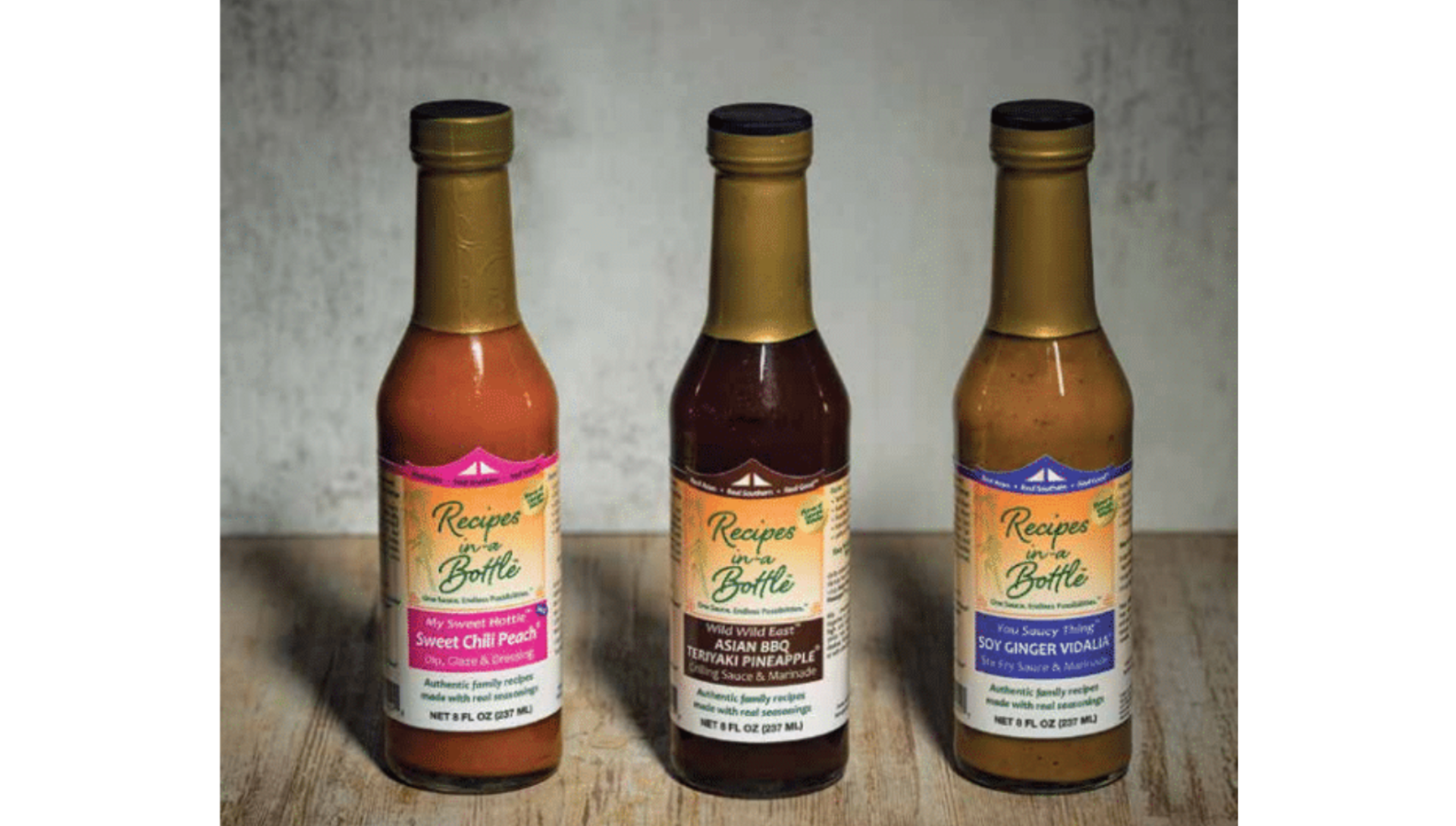 Introducing: Award-Winning Recipe-In-A-Bottle Sauces