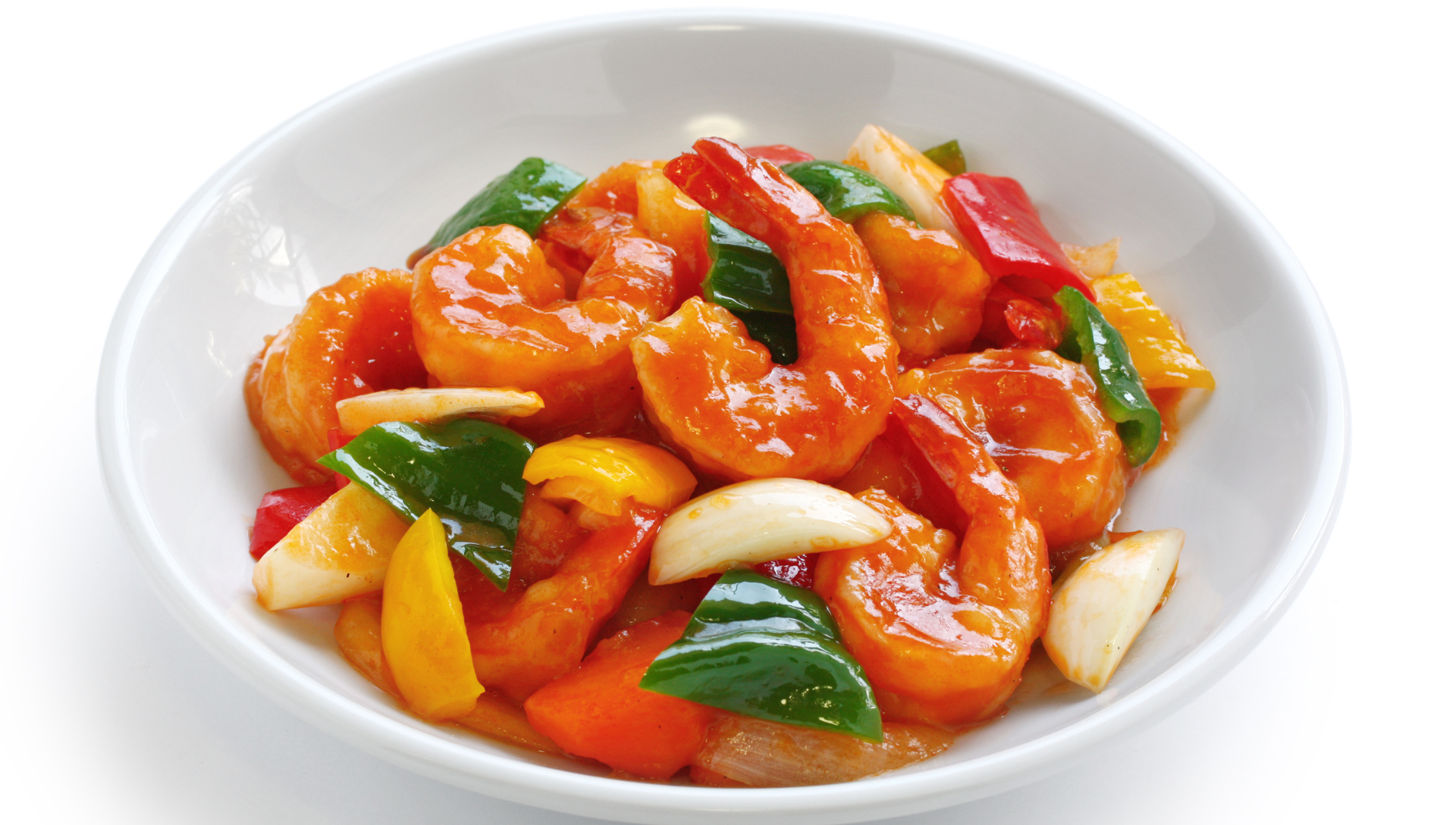 Healthy, Natural Sweet and Sour Shrimp