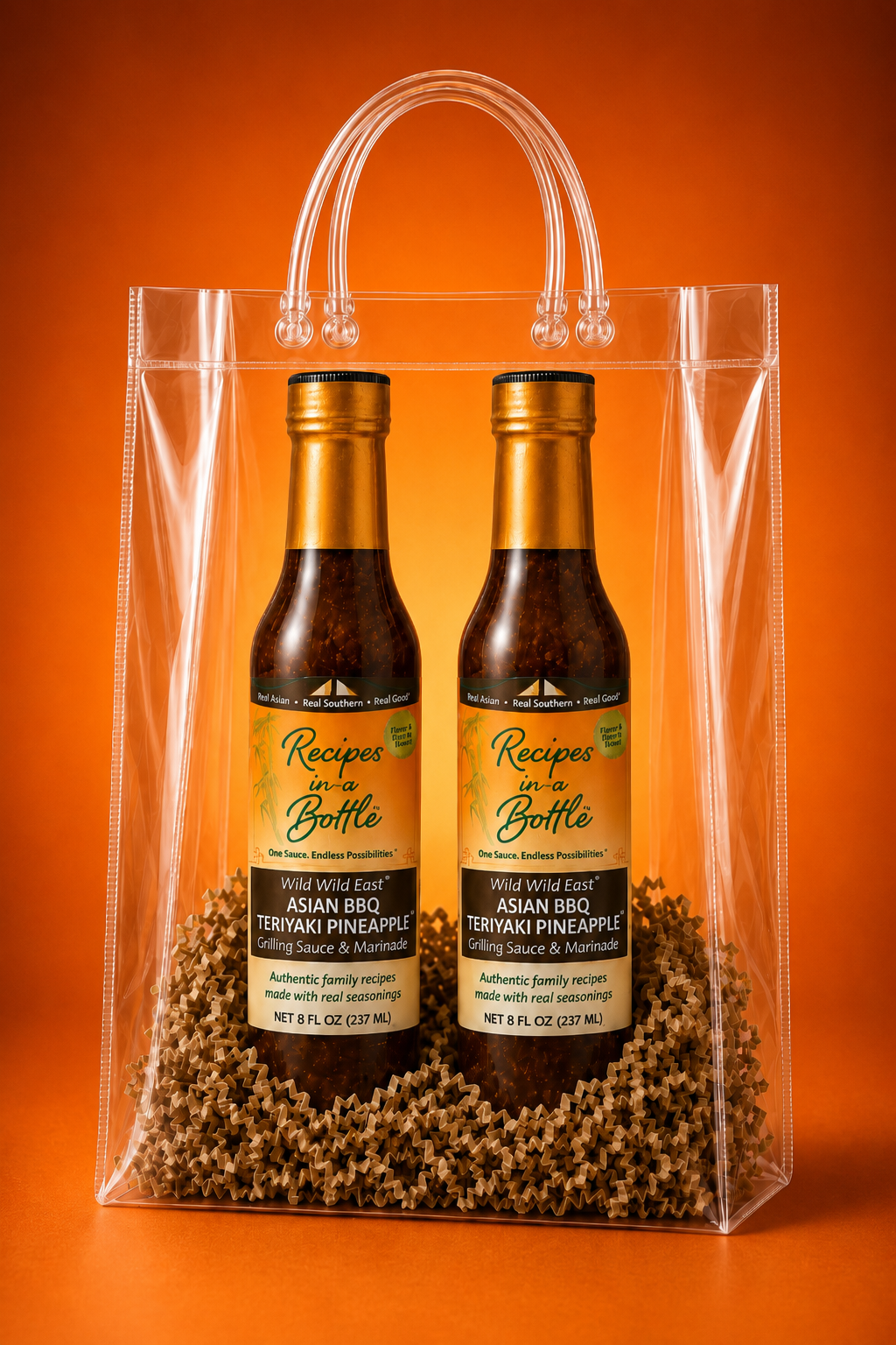 Sauce Maven Gift Set: WILD WILD EAST ™ Sauce & Glaze (Asian BBQ Teriyaki Pineapple) | Set of (2)