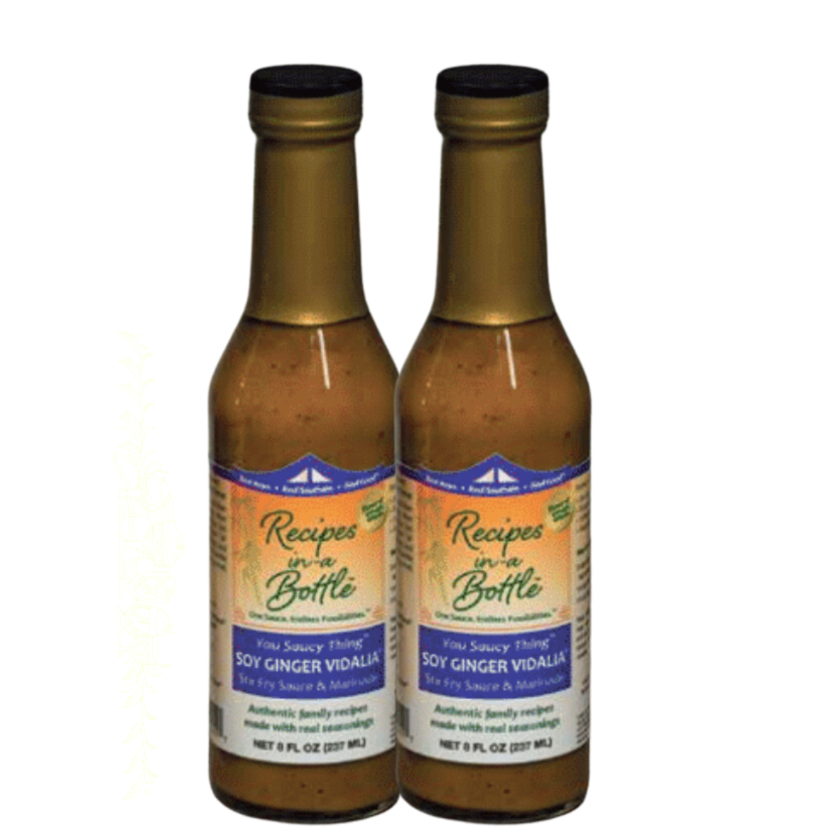 Premium Selection: You Sauce Thing™  Stir Fry Sauce-Marinade (Soy Ginger Vidalia Onion) | Set of (2) 8 oz bottles
